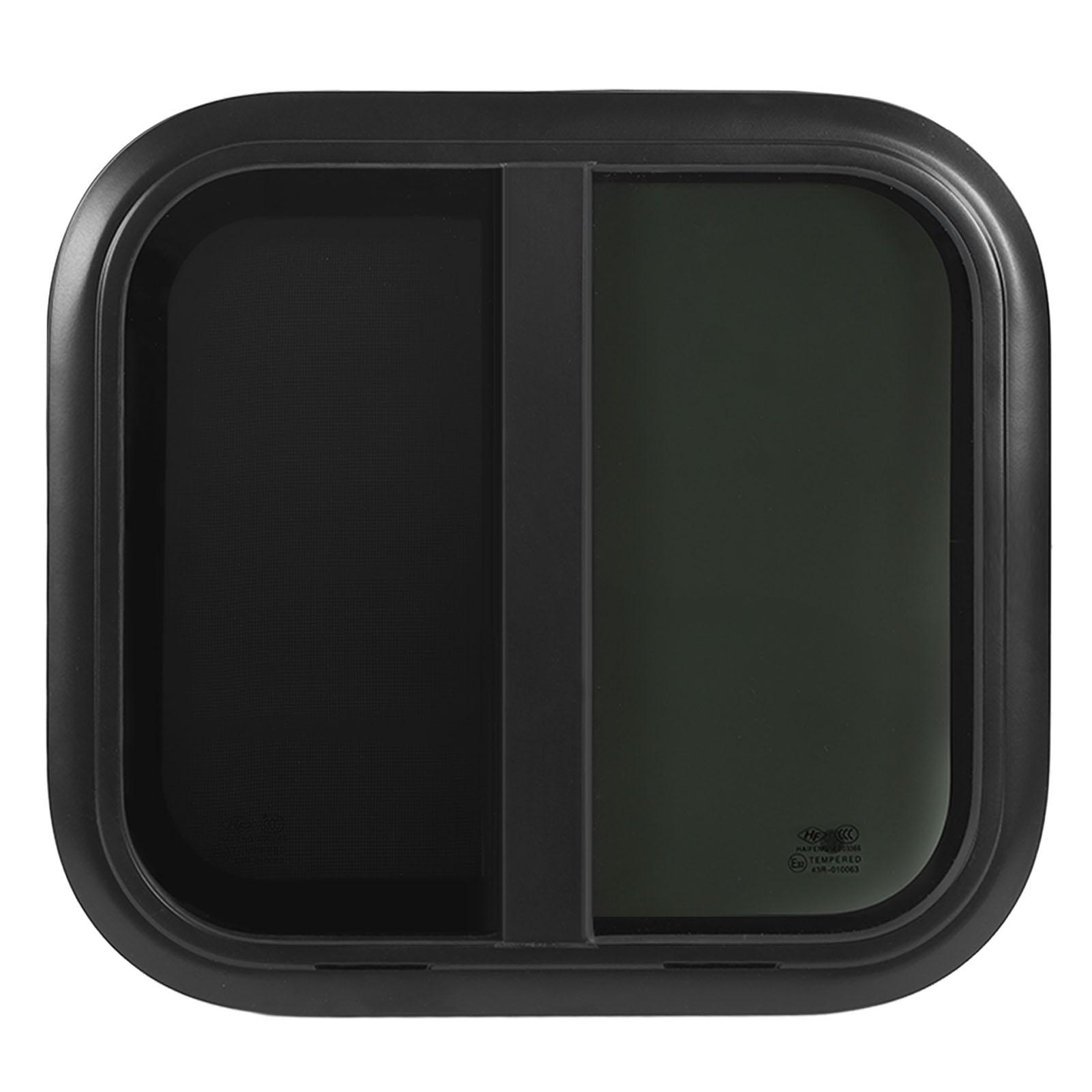 500x450mmm Rounded Sliding Windows Black Aluminum Alloy Frame UV Resistant with Movable Insect Screen for Caravan
500x450mmm Rounded Sliding Windows Black Aluminum Alloy Frame UV Resistant with Movable Insect Screen for Caravan