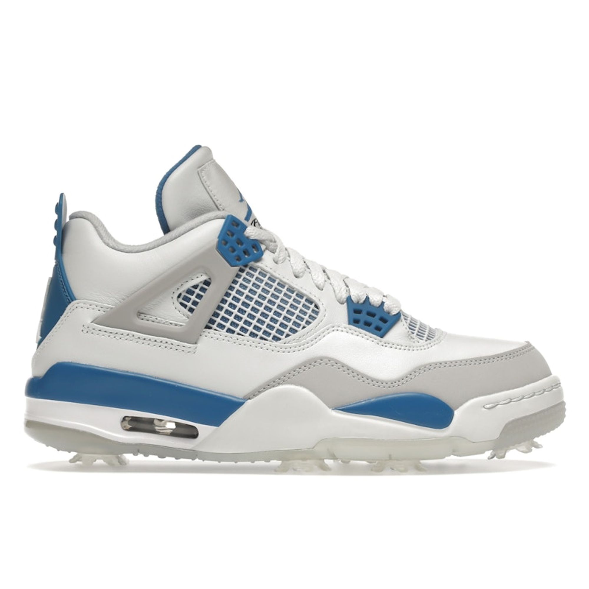 Кроссовки унисекс Air Jordan 4 Golf в стиле милитари синие, белые, нейтрально-серые, черные CU9981-101 42.5