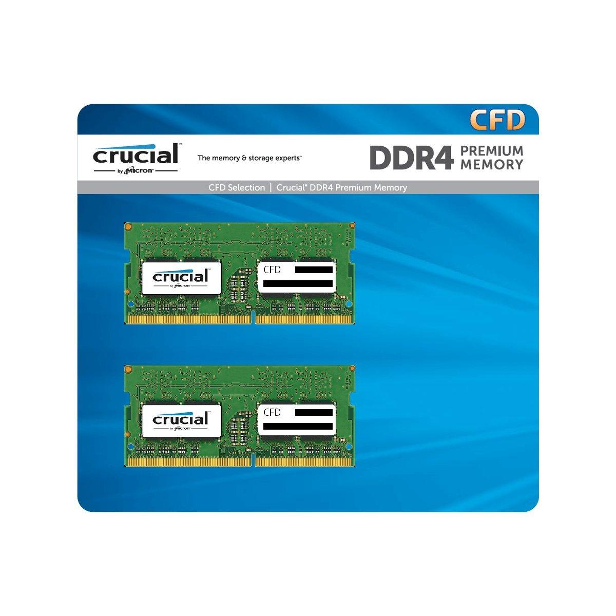 Crucial CFD Sales Crucial by Micron Laptop Memory 8GB x 2 260pin Lifetime Warranty Compatibility Guaranteed PC4-19200 (DDR4-2400) W4N2400CM-8G
Crucial CFD Sales Crucial by Micron Laptop Memory 8GB x 2 260pin Lifetime Warranty Compatibility Guaranteed PC4-19200 (DDR4-2400) W4N2400CM-8G
