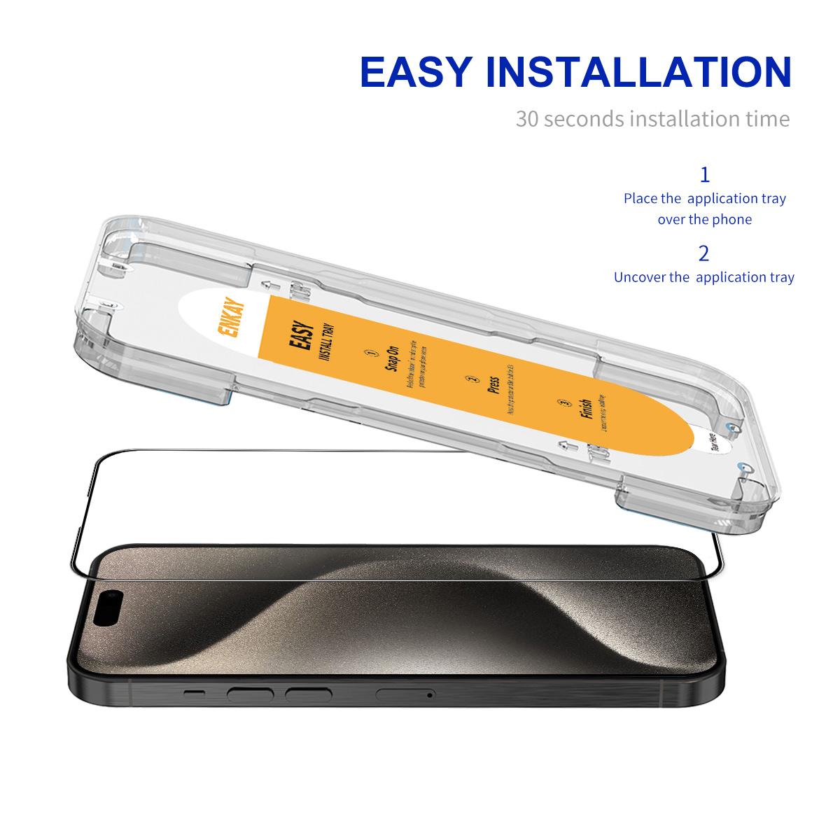 ENKAY HAT PRINCE For iPhone 15 Pro Film Anti-scratch Anti-explosion Phone Screen Protector As Shown A
ENKAY HAT PRINCE For iPhone 15 Pro Film Anti-scratch Anti-explosion Phone Screen Protector As Shown A