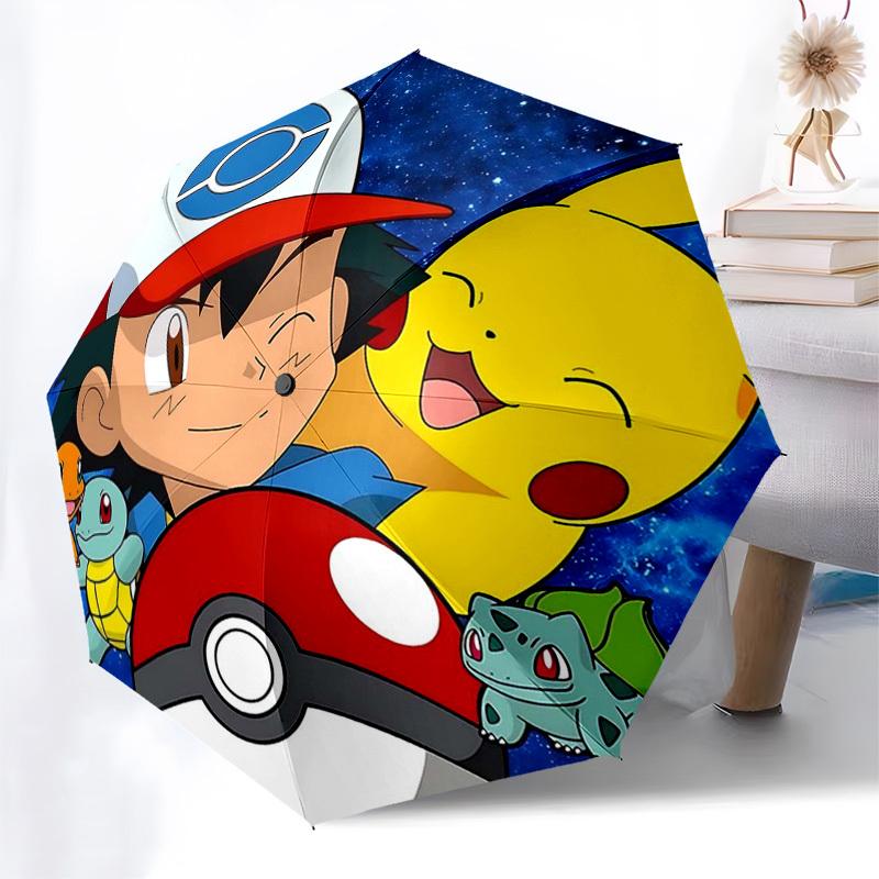 1pc Pokémon Pikachu & Friends Umbrella - Auto Open Close 3-Fold Design with 8-Bone Iron Frame, Perfect for Outdoor Use, Travel, Daily Life, and Gifts
1pc Pokémon Pikachu & Friends Umbrella - Auto Open Close 3-Fold Design with 8-Bone Iron Frame, Perfect for Outdoor Use, Travel, Daily Life, and Gifts