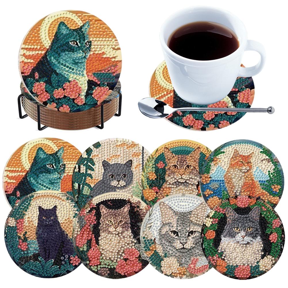 8pcs Animal DIY Diamond Painting Art Coaster Kit Special Shape Diamond Painting Crafts Coaster for Adults Beginner Gift Supplies
8pcs Animal DIY Diamond Painting Art Coaster Kit Special Shape Diamond Painting Crafts Coaster for Adults Beginner Gift Supplies