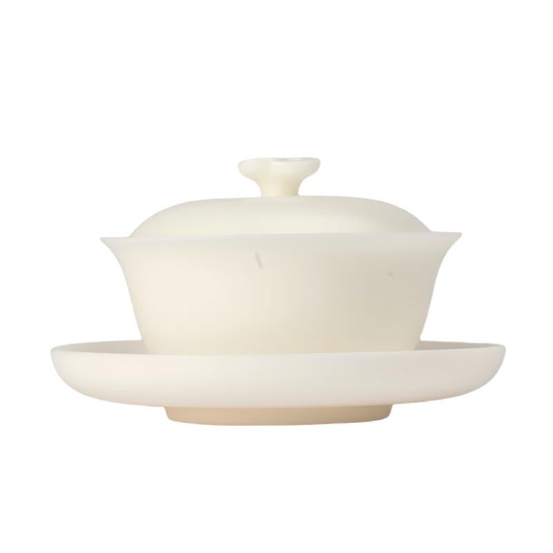 Edenus White Ceramic Gaiwan Tea Bowl
Edenus White Ceramic Gaiwan Tea Bowl