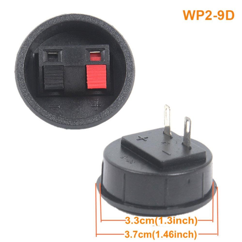 1Pcs Dual-Position Audio Speaker Cable Clip WP-2 2Pin Wiring Buckle Durable Speaker Wire Connector WP2-9D
1Pcs Dual-Position Audio Speaker Cable Clip WP-2 2Pin Wiring Buckle Durable Speaker Wire Connector WP2-9D