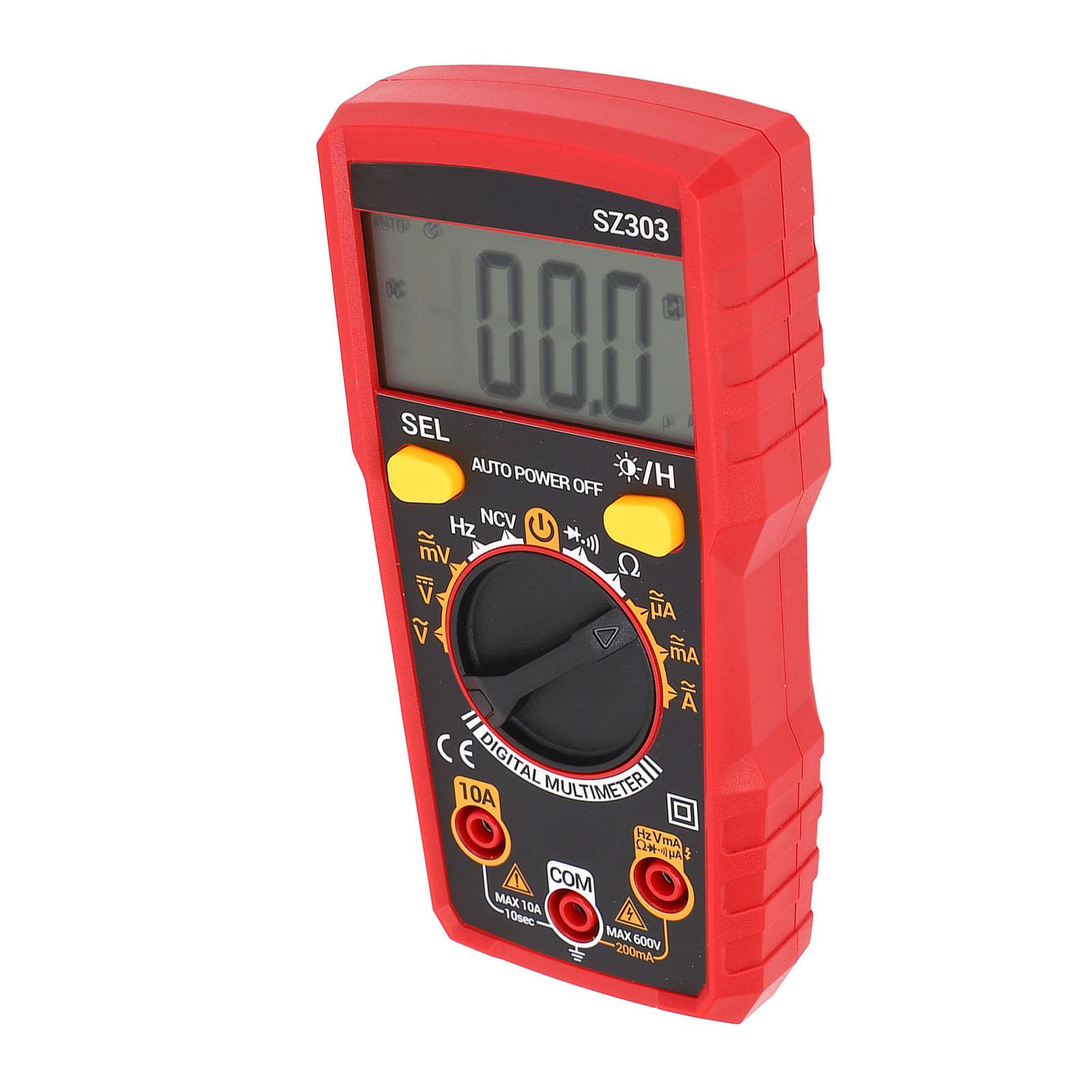 Цифровий мультиметр високої точності багатофункціональний NCV вимірювач напруги та струму для ремонту та обслуговування
Цифровий мультиметр високої точності багатофункціональний NCV вимірювач напруги та струму для ремонту та обслуговування