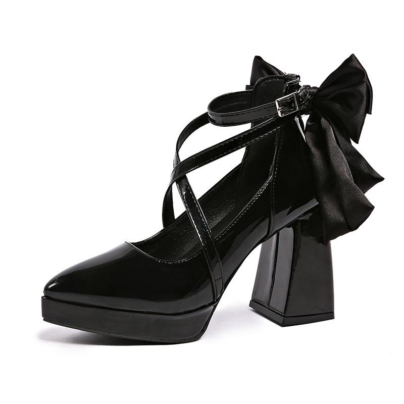 Fashion Women High Heels Shoes Sexy Pointed Toe Bow Cross Strap Buckle Pumps Black Platform Temperament Fashion Thick Heeled Dress Shoes 35 чёрный
Fashion Women High Heels Shoes Sexy Pointed Toe Bow Cross Strap Buckle Pumps Black Platform Temperament Fashion Thick Heeled Dress Shoes 35 чёрный