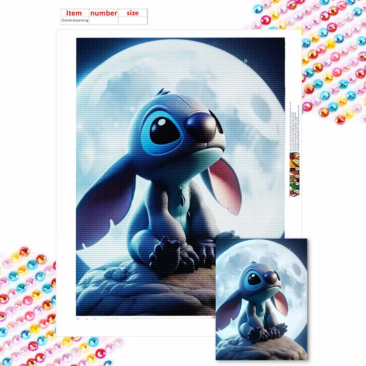 DIY Diamond Painting Lonely Stitch Cross Stitch Kit Mosaic Art Diamond Painting Full Circle Diamond Home Decoration Round 20x30cm
DIY Diamond Painting Lonely Stitch Cross Stitch Kit Mosaic Art Diamond Painting Full Circle Diamond Home Decoration Round 20x30cm