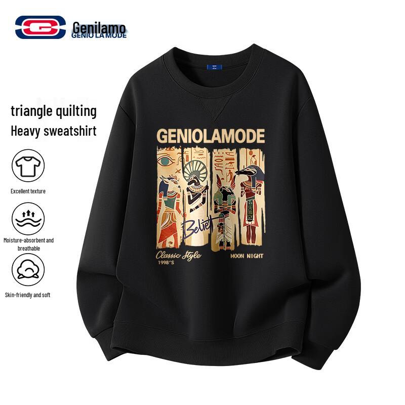 GENIOLAMODE Men s Crew Neck Sweatshirt M
GENIOLAMODE Men s Crew Neck Sweatshirt M