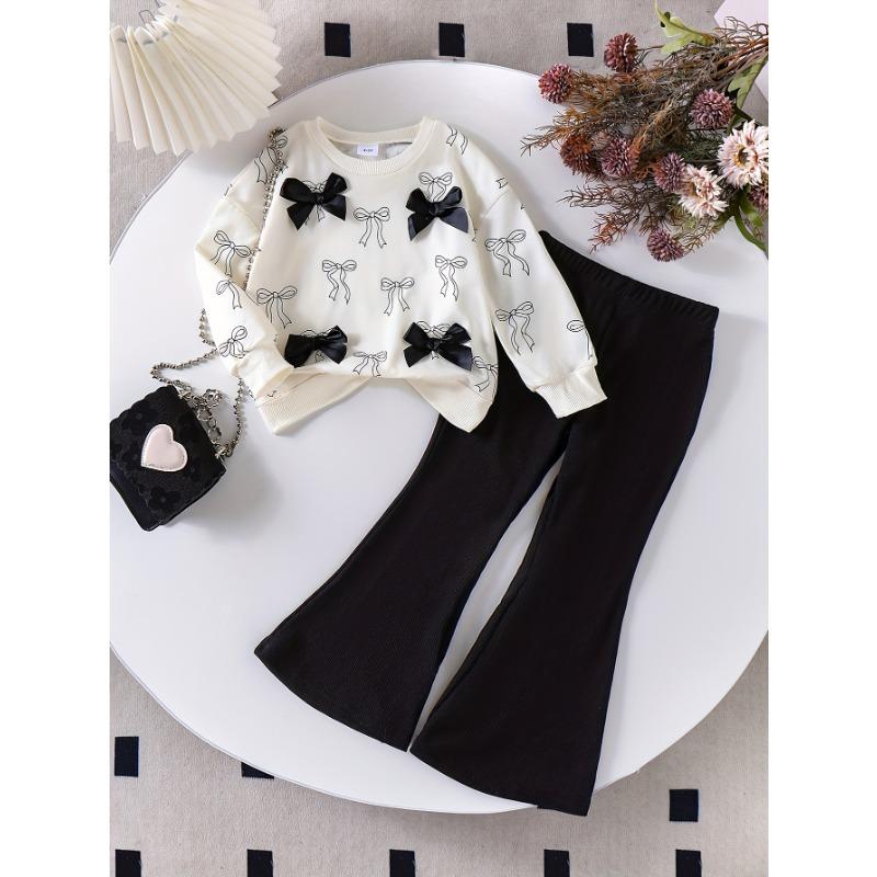 2 шт. Толстовка бежевого цвета с рисунком бантика для девочек + черные брюки Мягкая удобная повседневная одежда для весны и осени Новый стиль, для улицы 140cm белый
2 шт. Толстовка бежевого цвета с рисунком бантика для девочек + черные брюки Мягкая удобная повседневная одежда для весны и осени Новый стиль, для улицы 140cm белый