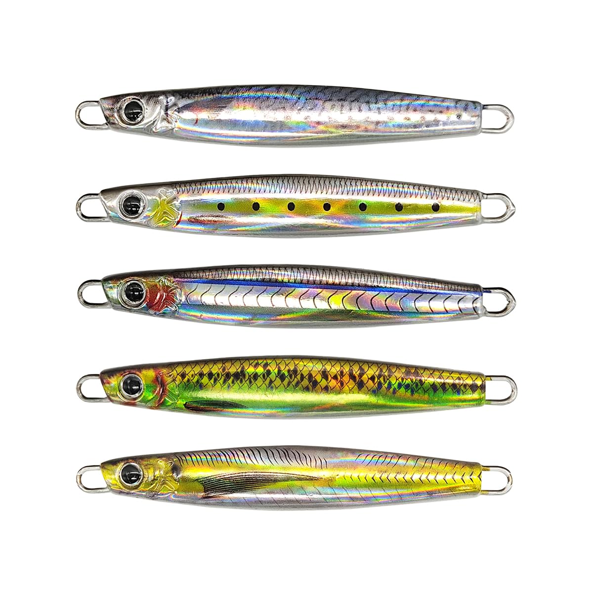 Olerud Fishing Tackle Metal Jig 3D for Shore Light Shore and DIY 5-Color Set, 40g, Jigging, Jigging, (qb100262a01n0)
Olerud Fishing Tackle Metal Jig 3D for Shore Light Shore and DIY 5-Color Set, 40g, Jigging, Jigging, (qb100262a01n0)