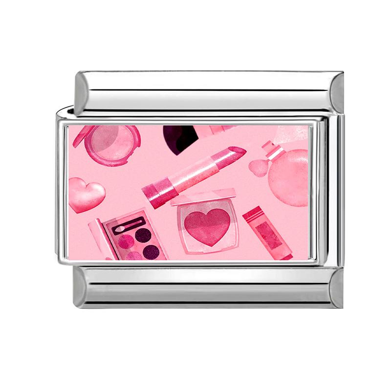 New Romantic Valentine s Love Series Pink Heart Italian Charm Links Fit 9mm Stainless Steel Bracelet DIY Making Jewelry Gift
New Romantic Valentine s Love Series Pink Heart Italian Charm Links Fit 9mm Stainless Steel Bracelet DIY Making Jewelry Gift