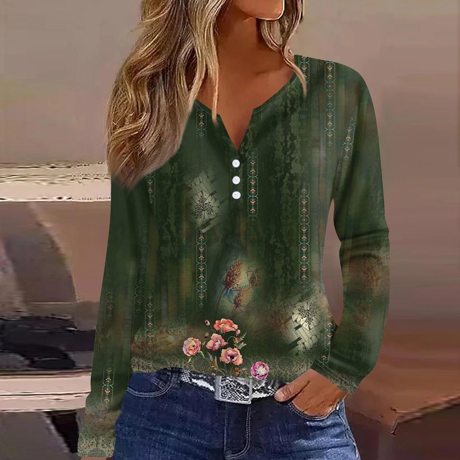 Жен. Футболка Футболка на пуговицах с длинным рукавом Повседневные Выходные Мода Классический Топ с v-образным вырезом Обычный
Жен. Футболка Футболка на пуговицах с длинным рукавом Повседневные Выходные Мода Классический Топ с v-образным вырезом Обычный