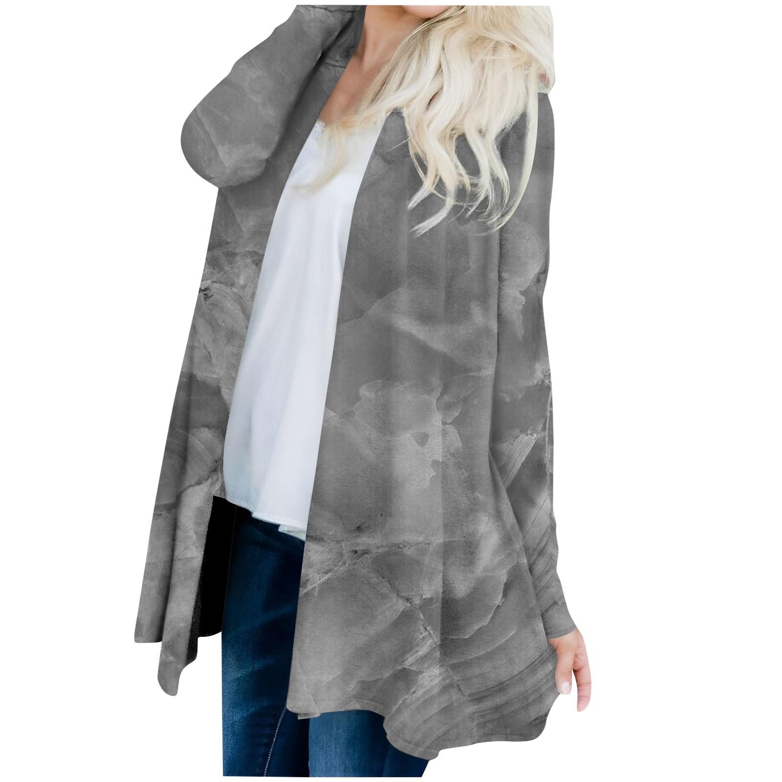 Жіноча модна повсякденна куртка з кардиганом із принтом середньої довжини
Жіноча модна повсякденна куртка з кардиганом із принтом середньої довжини