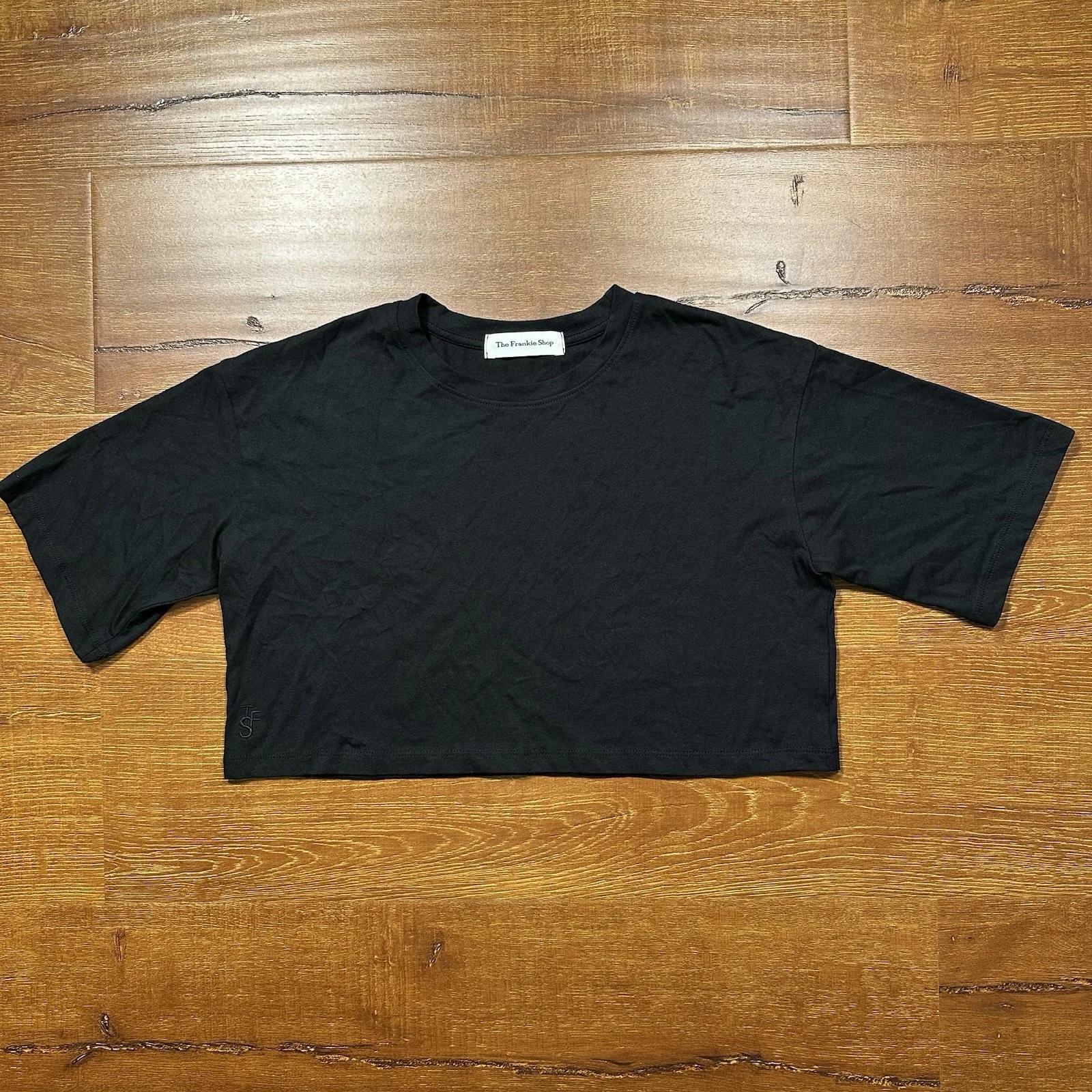 The Frankie Shop Crop Oversized T Shirt Womens S Black 1/4 Short Sleeve City Alt S
The Frankie Shop Crop Oversized T Shirt Womens S Black 1/4 Short Sleeve City Alt S