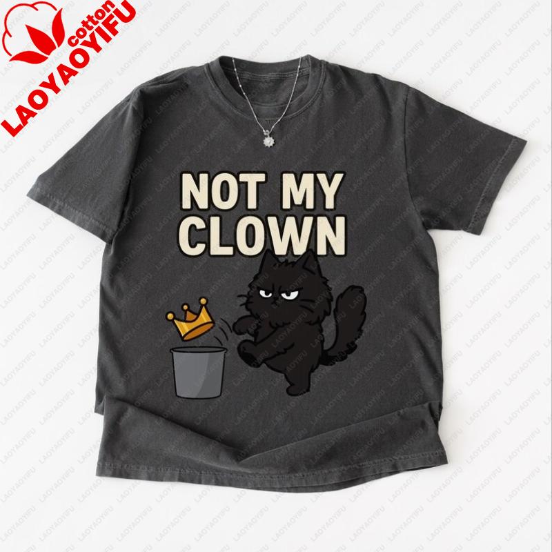 Funny Political Cat TShirt No Kings Kawaii Clothes Oversized T Shirt Graphic Tshirts Y2k Top Women Clothes High Quality Cotton 3XL
Funny Political Cat TShirt No Kings Kawaii Clothes Oversized T Shirt Graphic Tshirts Y2k Top Women Clothes High Quality Cotton 3XL