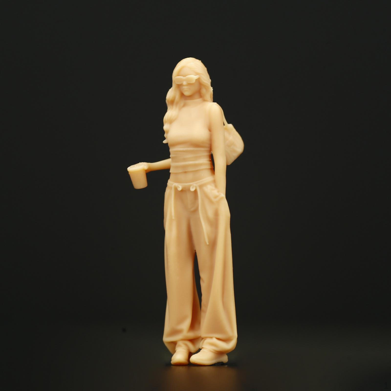 1/64 Miniature Girl Figure People Simulation Tiny Model Realistic for Diorama Unpainted
1/64 Miniature Girl Figure People Simulation Tiny Model Realistic for Diorama Unpainted