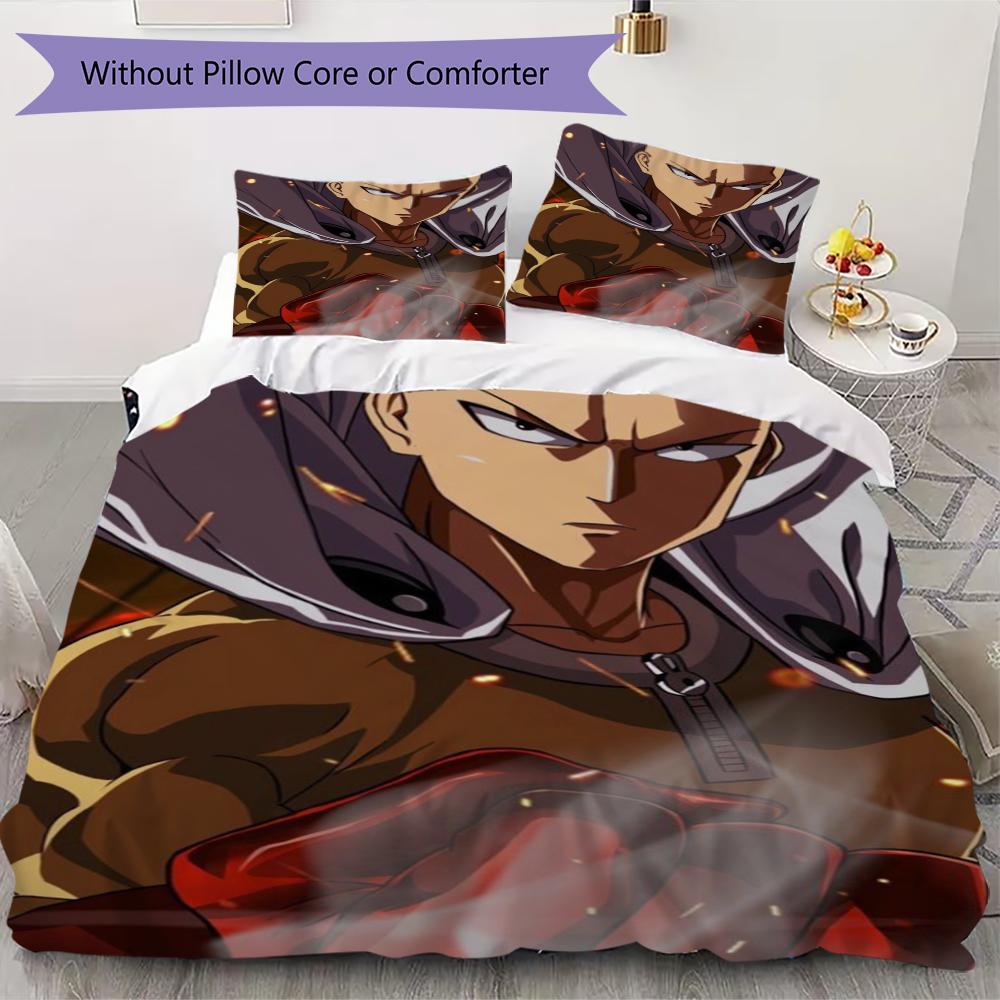 Punch Man Pattern Bedding uilt Set uilt Cover Pillowcase Home Decoration Birthday Gift (1 * duvet cover + 2 * pillowcase without core) 135x200cm
Punch Man Pattern Bedding uilt Set uilt Cover Pillowcase Home Decoration Birthday Gift (1 * duvet cover + 2 * pillowcase without core) 135x200cm