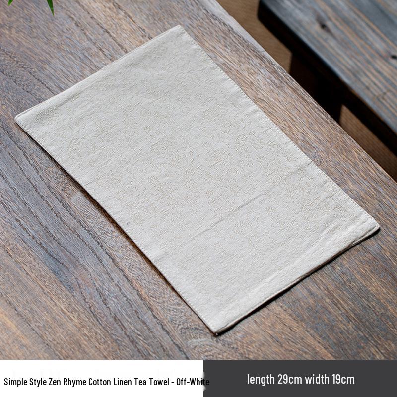 Handmade Cotton Linen Tea Towel: Absorbent Zen Tea Ceremony Mat
Handmade Cotton Linen Tea Towel: Absorbent Zen Tea Ceremony Mat