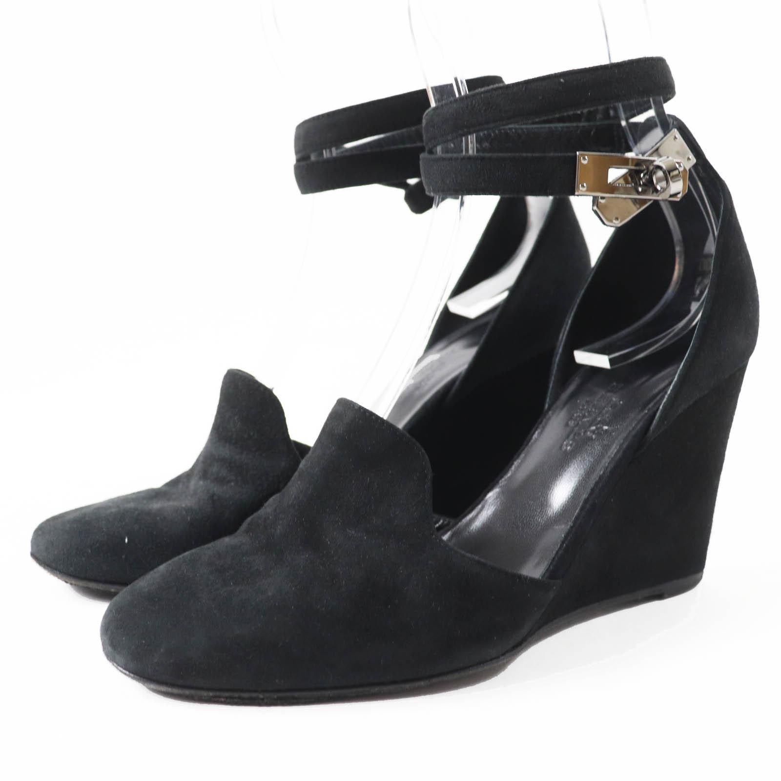 HERMES pumps Baby 90 Kelly Metal black Suede leather Women Used
HERMES pumps Baby 90 Kelly Metal black Suede leather Women Used