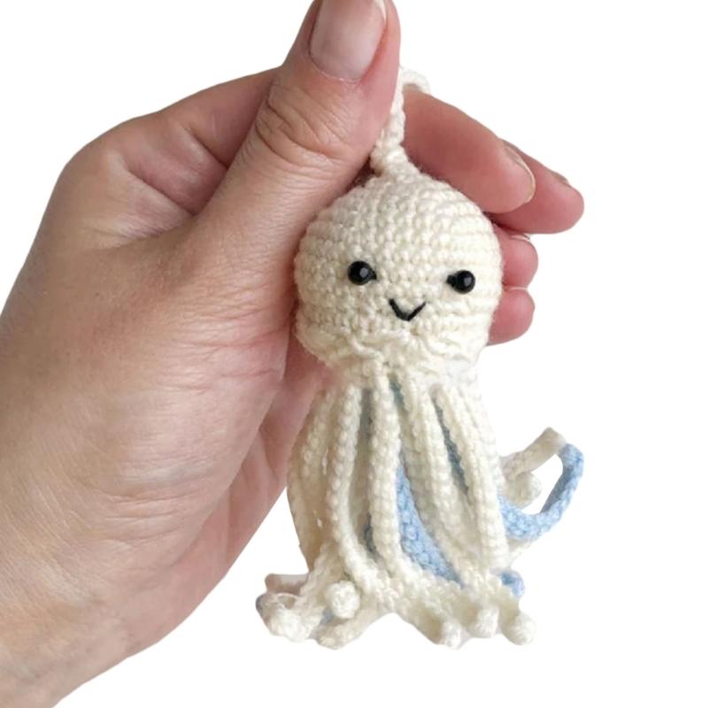 Hanging Decor Cute Handmade Octopus Ornament for Backpacks Key Chains Pendant
Hanging Decor Cute Handmade Octopus Ornament for Backpacks Key Chains Pendant