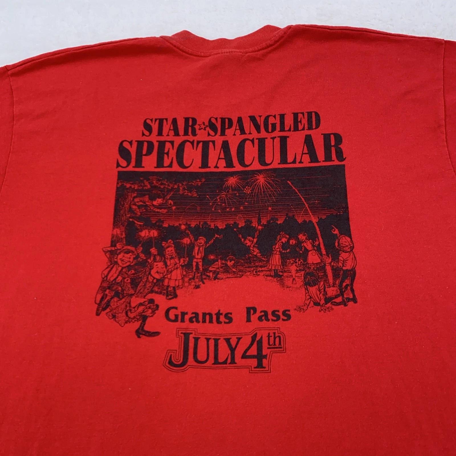 Vtg Star Spangled Spectacular Grants Pass Oregon Shirt Mens Large July 4th 90s M
Vtg Star Spangled Spectacular Grants Pass Oregon Shirt Mens Large July 4th 90s M