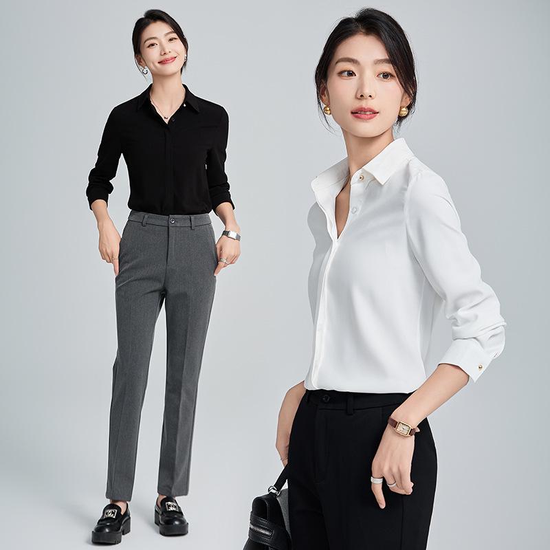 Women s Korean Style Black Long Sleeve Shirt for 2024 Spring/Autumn - Ideal for Work, College, Interviews & Formal Wear XXXL
Women s Korean Style Black Long Sleeve Shirt for 2024 Spring/Autumn - Ideal for Work, College, Interviews & Formal Wear XXXL