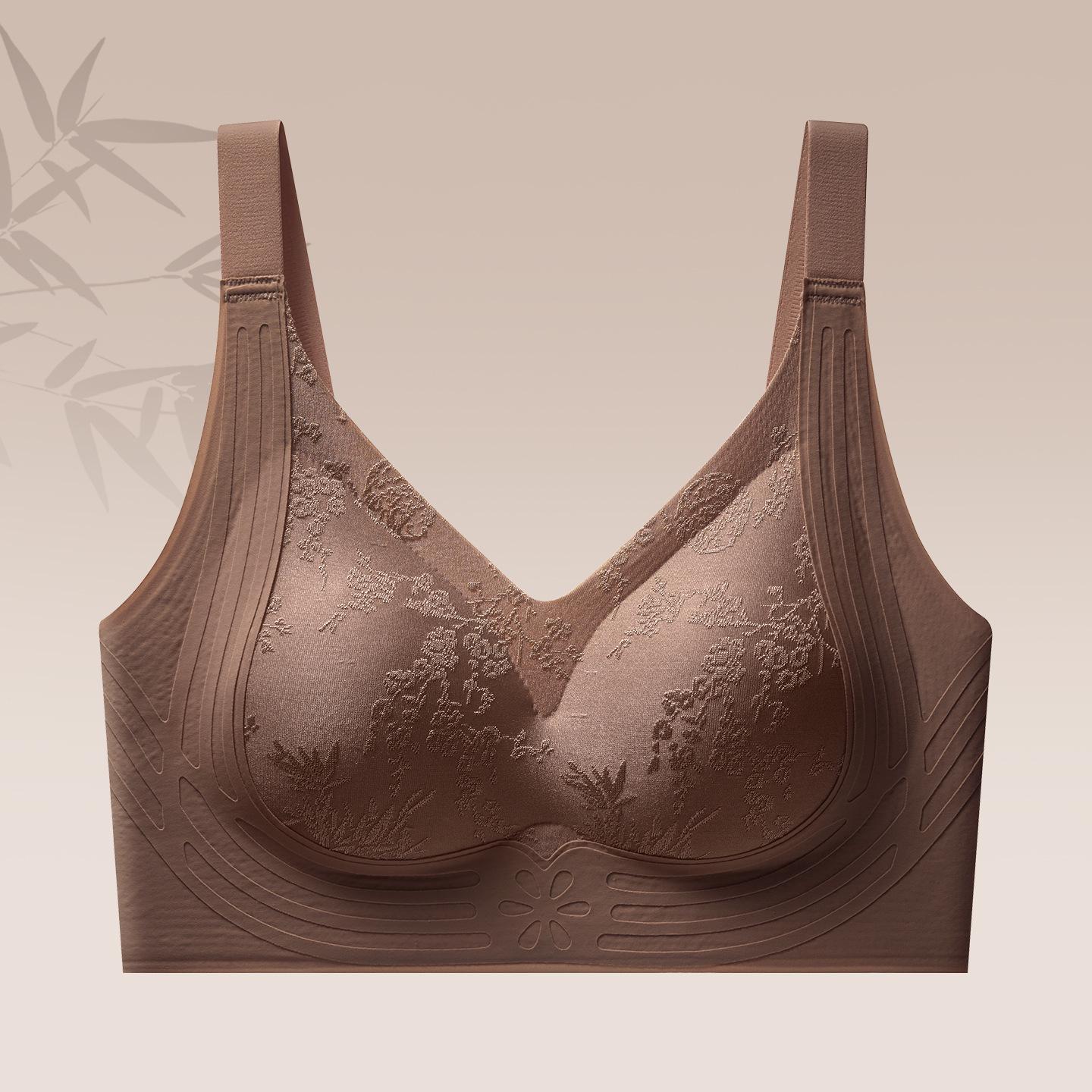 Chinese Style Lifting Underwear with Soft Bra Pads and Side Gather for Underarm Fat, Skin Tone, Back Hook. M (105-120 jin) темно-коричневого
Chinese Style Lifting Underwear with Soft Bra Pads and Side Gather for Underarm Fat, Skin Tone, Back Hook. M (105-120 jin) темно-коричневого