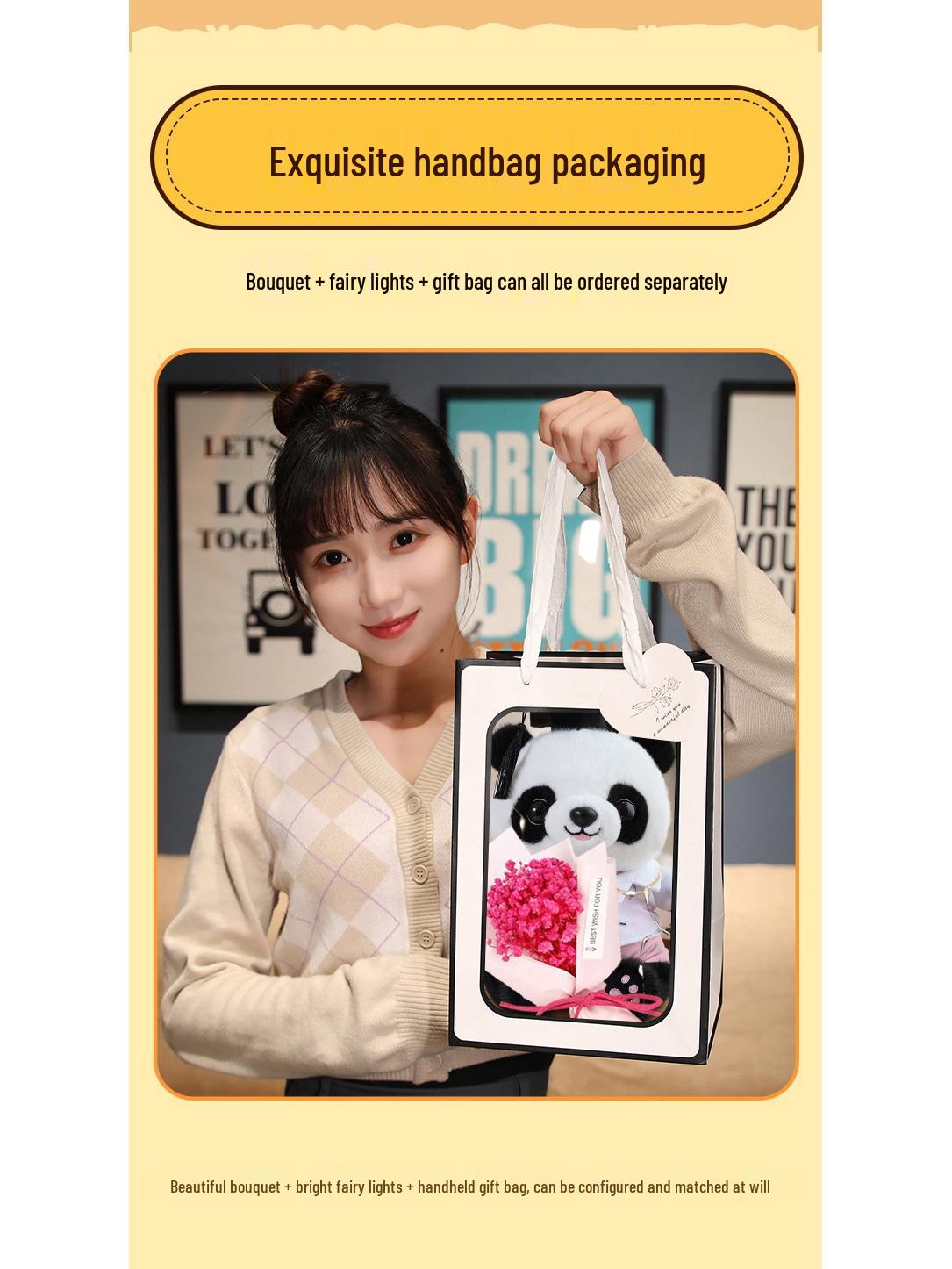 Милая плюшевая игрушка Панда - Идеальный подарок на день рождения или выпускной для детей 25cm/0.18kg
Милая плюшевая игрушка Панда - Идеальный подарок на день рождения или выпускной для детей 25cm/0.18kg