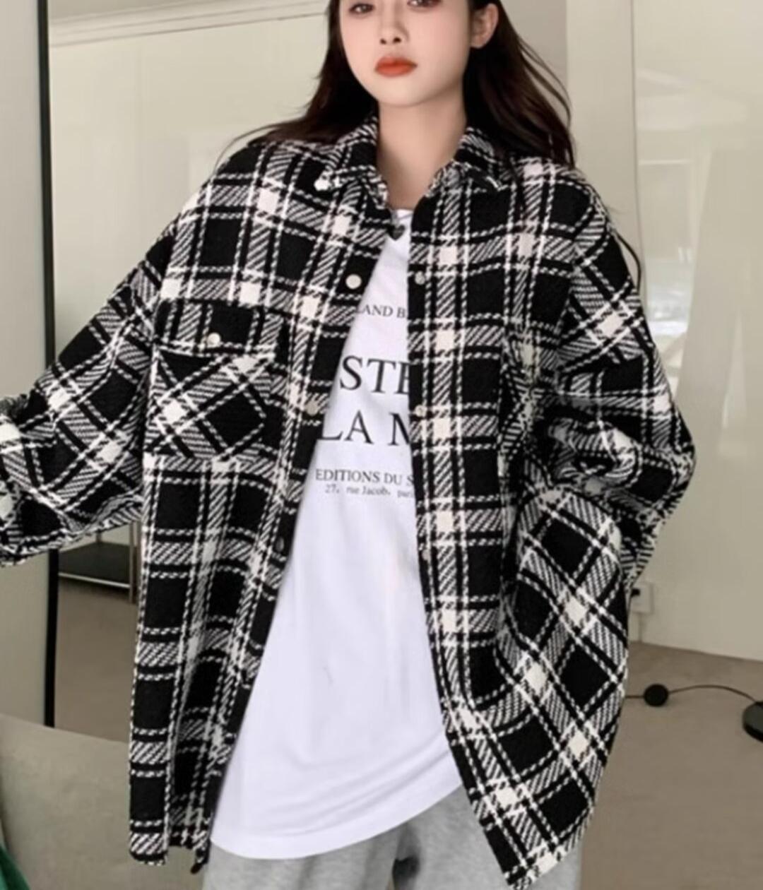 Женская весенняя клетчатая рубашка, повседневные топы с отложным воротником, женские рубашки на пуговицах, блузки с длинными рукавами, офисная женская одежда XL чёрный
Женская весенняя клетчатая рубашка, повседневные топы с отложным воротником, женские рубашки на пуговицах, блузки с длинными рукавами, офисная женская одежда XL чёрный