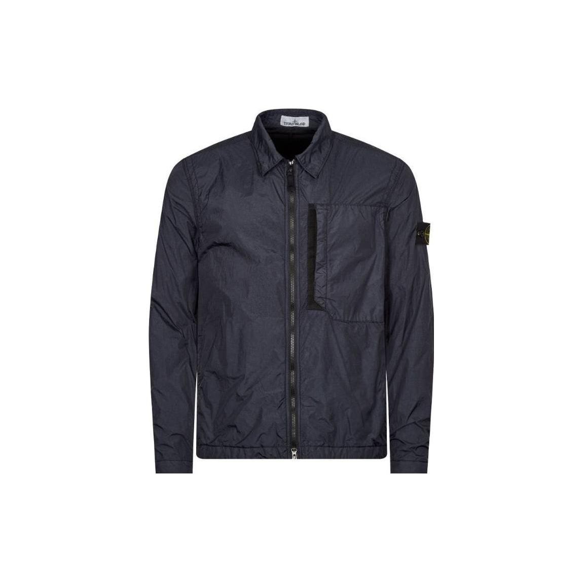 Stone Island Compass Patch Collar Zip Up Jacket Темно-синяя мужская верхняя одежда 791510723-V0020 
Stone Island Compass Patch Collar Zip Up Jacket Темно-синяя мужская верхняя одежда 791510723-V0020
