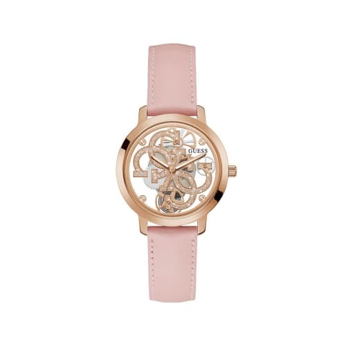 GUESS Women s Trend Clear 36mm Watch, Pink/Rose Gold Tone/Rose Gold, Classic
GUESS Women s Trend Clear 36mm Watch, Pink/Rose Gold Tone/Rose Gold, Classic