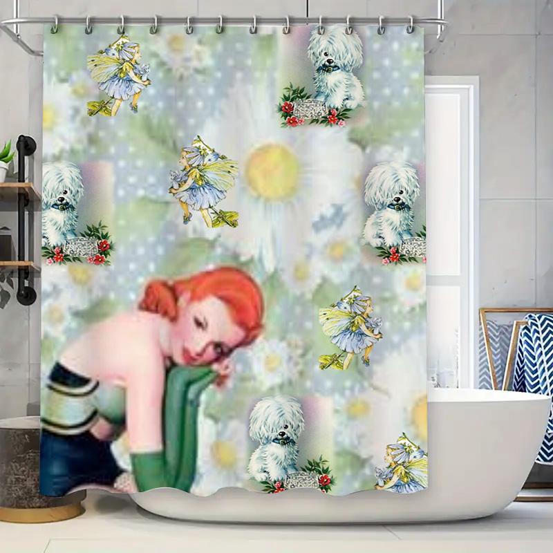 Green White Geometric Print Shower Curtain for Bathroom Decoration Home Decor Waterproof Fabric 72 x 84 Inches Green Beige Patte 90x180cm
Green White Geometric Print Shower Curtain for Bathroom Decoration Home Decor Waterproof Fabric 72 x 84 Inches Green Beige Patte 90x180cm