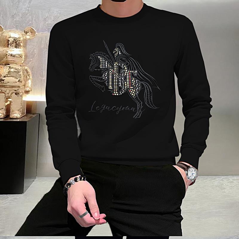 Trendy Men s Embroidered Hoodie - Light Luxury European & American Style, Versatile Slim Fit Long Sleeve Round Neck for Middle-aged & Young Men Medium
Trendy Men s Embroidered Hoodie - Light Luxury European & American Style, Versatile Slim Fit Long Sleeve Round Neck for Middle-aged & Young Men Medium