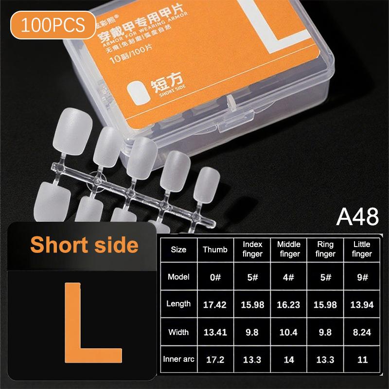 {MX} 100pcs Clear Full Cover Press On Nail Tips Ultra-Thin False Nails Patches Gel Nail Art Extension Manicure Accessories
{MX} 100pcs Clear Full Cover Press On Nail Tips Ultra-Thin False Nails Patches Gel Nail Art Extension Manicure Accessories