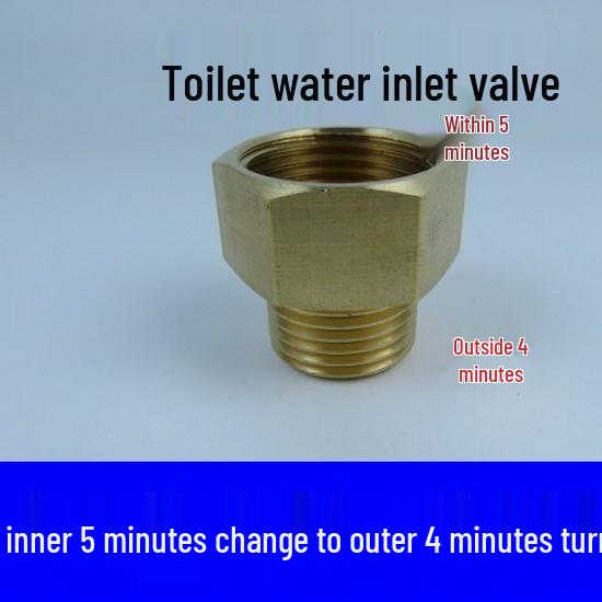Зливний клапан для унітазу Перехідник 5/8 на 1/2
Зливний клапан для унітазу Перехідник 5/8 на 1/2