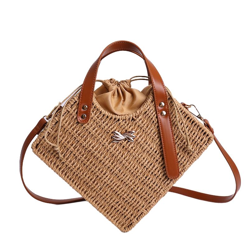 Fashion Straw Woven Rattan Youth Tote Bags Casual Beach Women s Shoulder Bag with Leather Handle & Bow Lightweight Crossbody Bag хакі
Fashion Straw Woven Rattan Youth Tote Bags Casual Beach Women s Shoulder Bag with Leather Handle & Bow Lightweight Crossbody Bag хакі