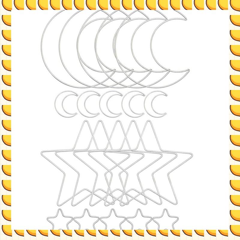 BAAU 2X Moon Star Dream Catcher Metal Hoop Rings Circle Macrame For DIY Craft Dream Catcher Making Wall Hanging Decoration серебряный
BAAU 2X Moon Star Dream Catcher Metal Hoop Rings Circle Macrame For DIY Craft Dream Catcher Making Wall Hanging Decoration серебряный