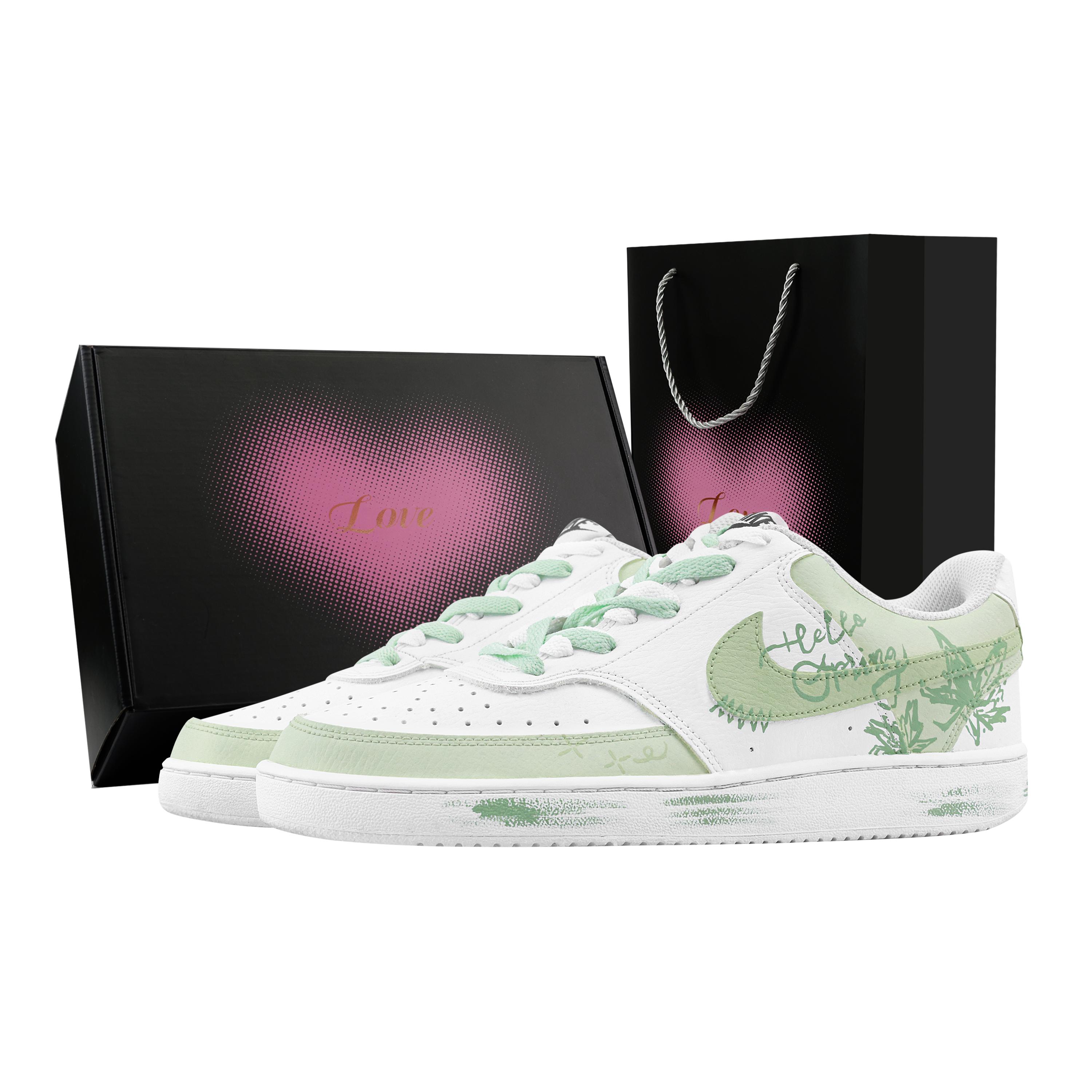 Nike Court Vision 1 Mint, Heart Box Abrasion Resistant Low top Skateboard Shoes Men s Green White DH2987-101(Team529--) 40.5
Nike Court Vision 1 Mint, Heart Box Abrasion Resistant Low top Skateboard Shoes Men s Green White DH2987-101(Team529--) 40.5