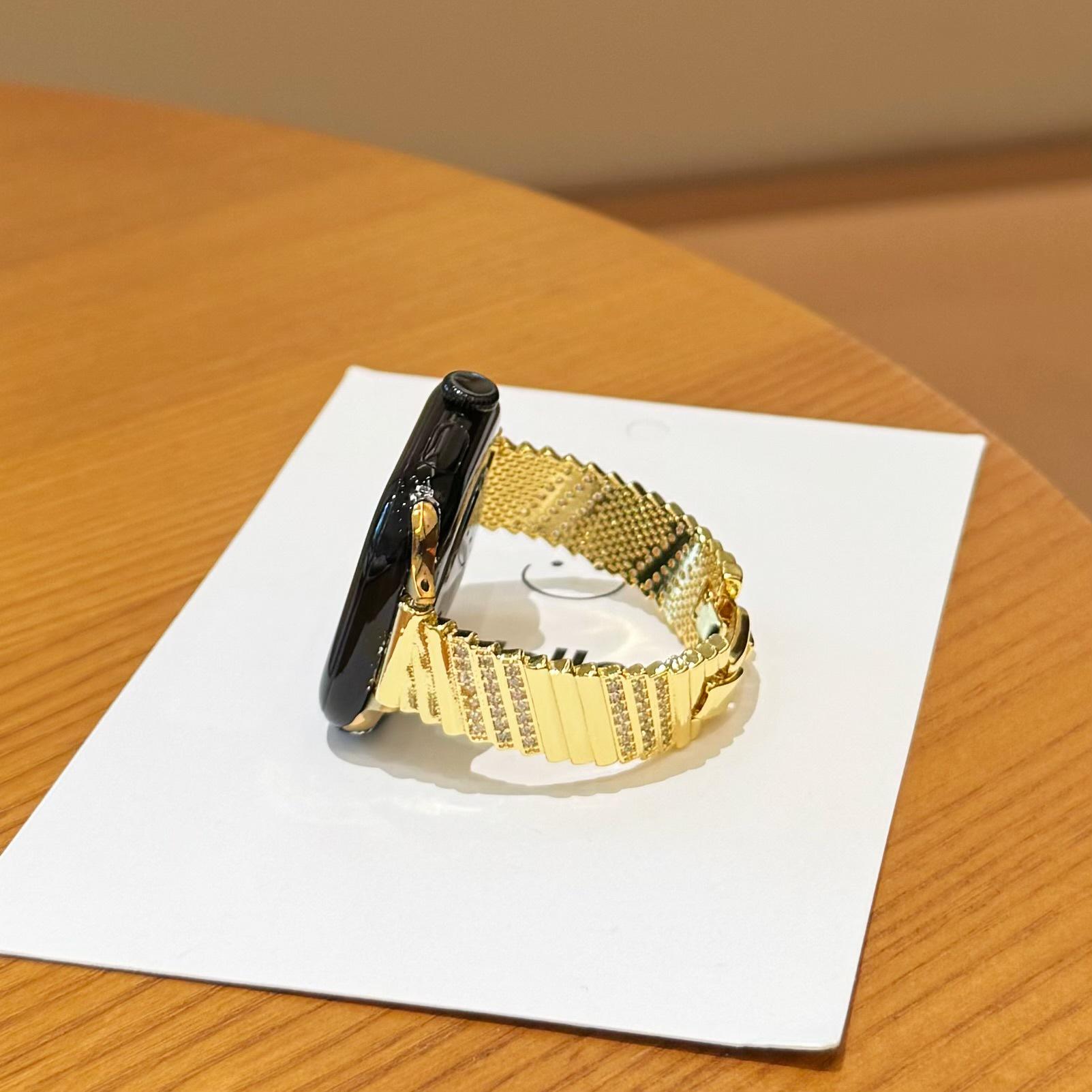 Beveled Zircon Copper Strap for Apple Watch 2-11 Series Huawei 22MM золотой
Beveled Zircon Copper Strap for Apple Watch 2-11 Series Huawei 22MM золотой