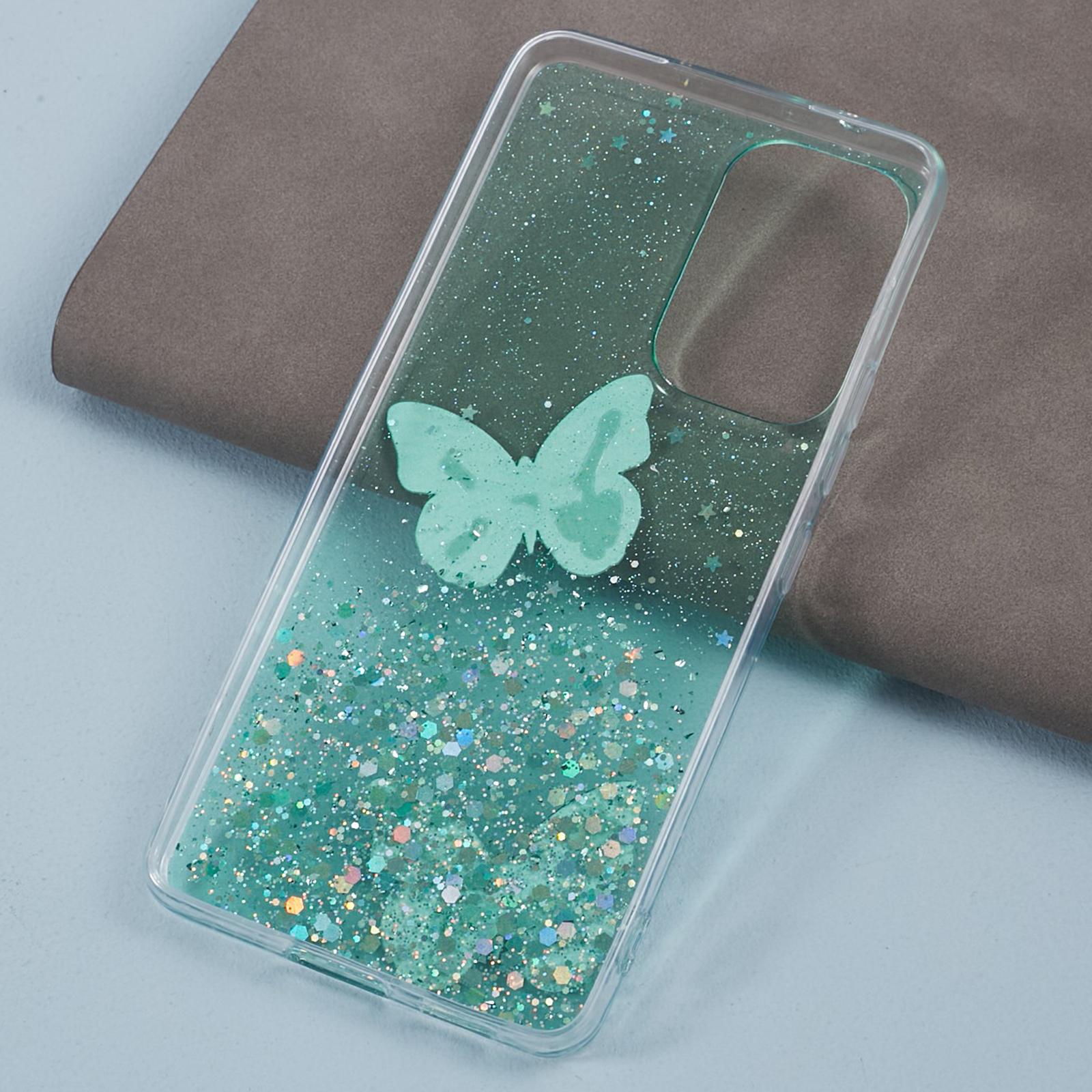 AW Series For Samsung Galaxy A13 4G TPU+PVC Case Sparkle Epoxy Butterfly Decor Protective Back Shell Green
AW Series For Samsung Galaxy A13 4G TPU+PVC Case Sparkle Epoxy Butterfly Decor Protective Back Shell Green