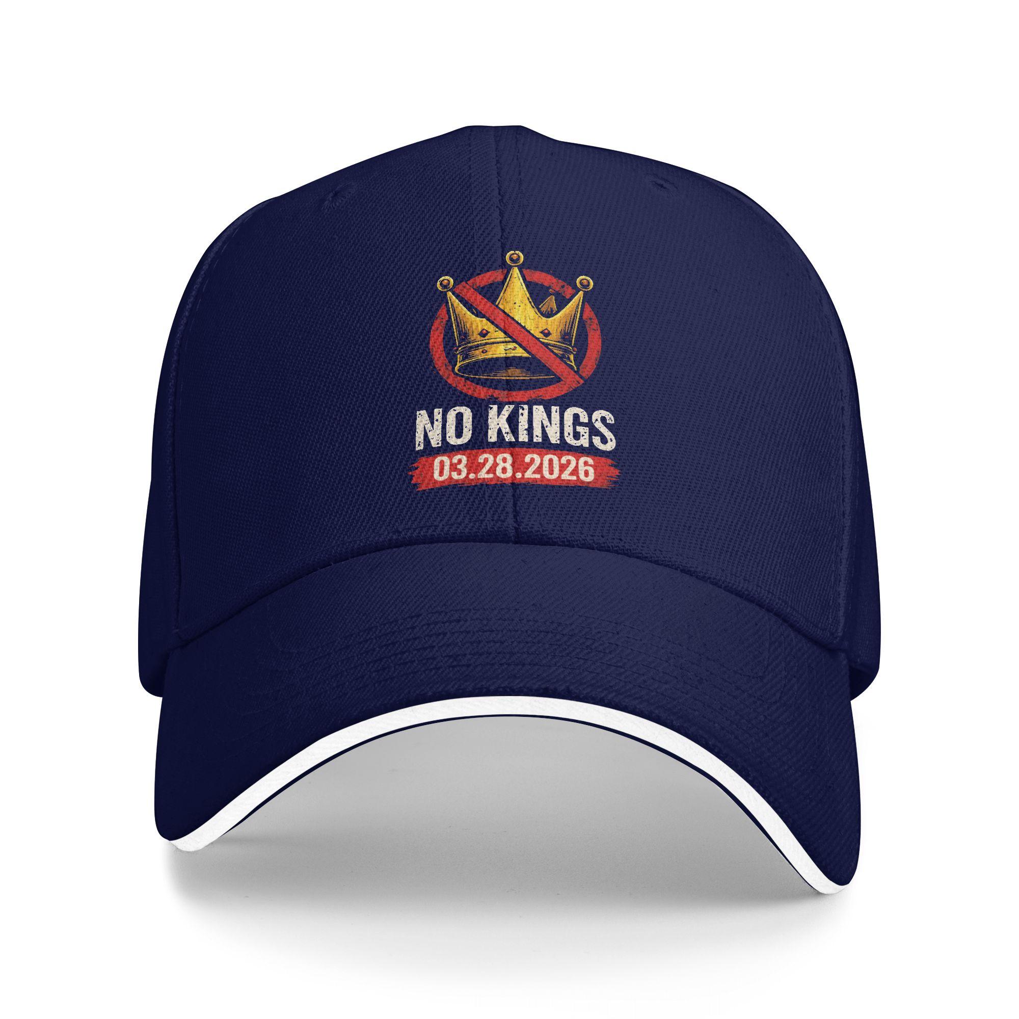 No Kings Baseball Cap Stylish Men Adult Trucker Hat Sun Visor Print Outdoor Gym Baseball Caps Gift Idea As Picture темно-синього кольору
No Kings Baseball Cap Stylish Men Adult Trucker Hat Sun Visor Print Outdoor Gym Baseball Caps Gift Idea As Picture темно-синього кольору