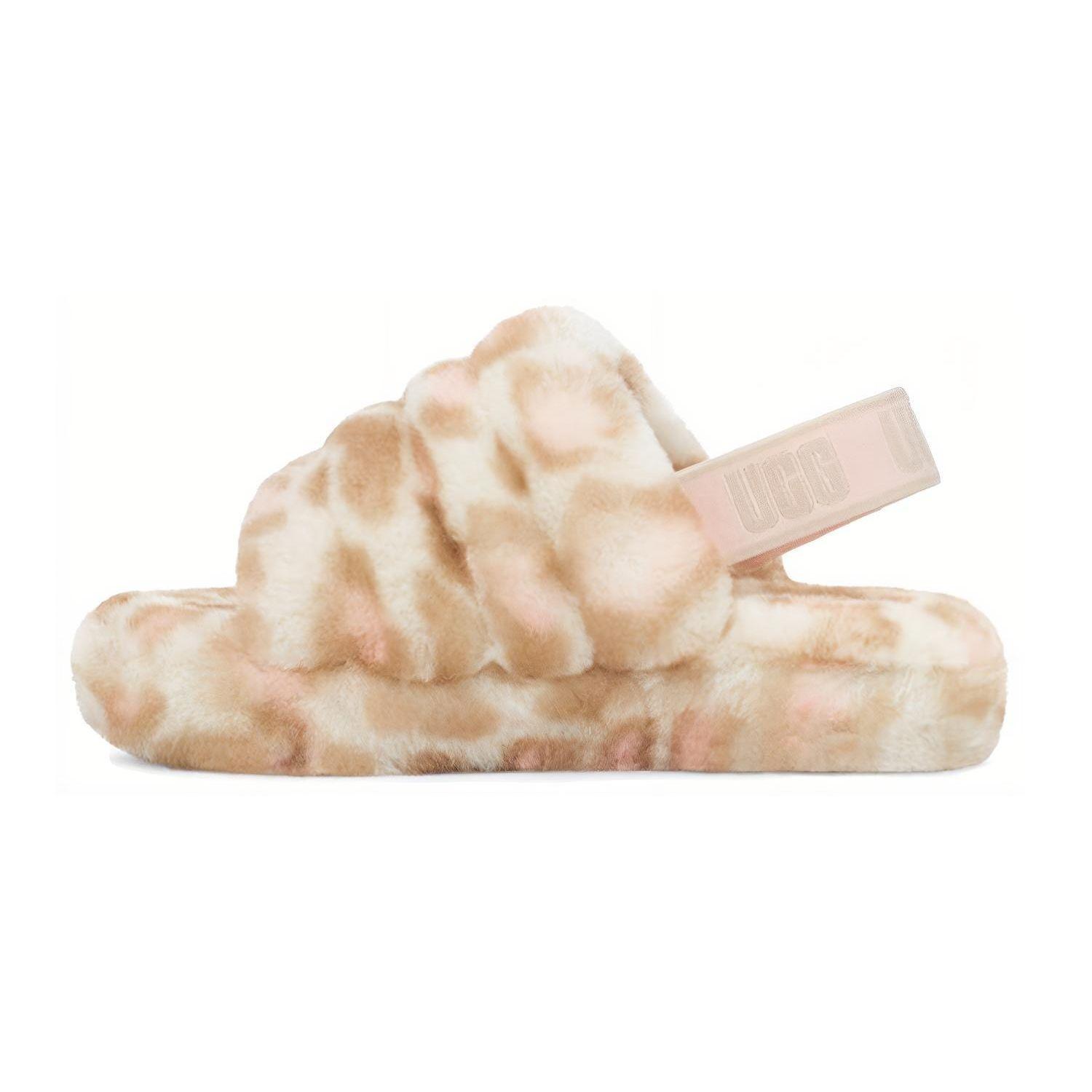 UGG Fluff Yeah Leopard Print Open Toe Sandals Kids Sandals White 1123640K-WHT 37
UGG Fluff Yeah Leopard Print Open Toe Sandals Kids Sandals White 1123640K-WHT 37
