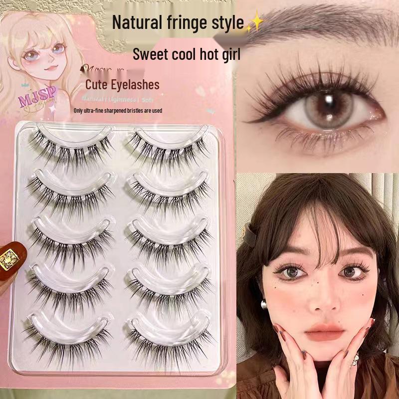 Mengjie Shangpin MJ06 Manga Style Soft Segmented Upper Eyelashes with Transparent Band for Japanese Nude Makeup.
Mengjie Shangpin MJ06 Manga Style Soft Segmented Upper Eyelashes with Transparent Band for Japanese Nude Makeup.
