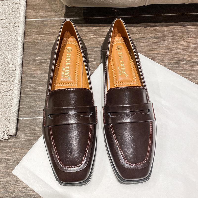 Модные британские туфли-лоферы из высококачественной кожи, женские слипоны, большие размеры 34-43, квадратный носок, оксфорды, женские удобные рабочие балетки 4.5
Модные британские туфли-лоферы из высококачественной кожи, женские слипоны, большие размеры 34-43, квадратный носок, оксфорды, женские удобные рабочие балетки 4.5