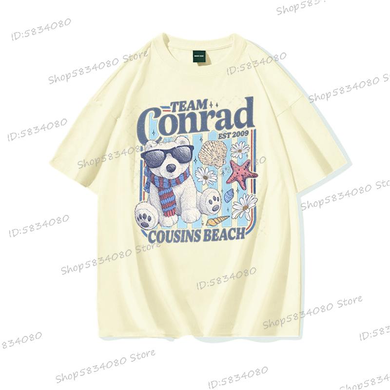 Team Conrad Junior Mint Bear Graphic T Shirts Women Unisex Beach Vacation Cotton Loose Tshirt Girls Boys Summer Beach Tee Clothes 4XL
Team Conrad Junior Mint Bear Graphic T Shirts Women Unisex Beach Vacation Cotton Loose Tshirt Girls Boys Summer Beach Tee Clothes 4XL