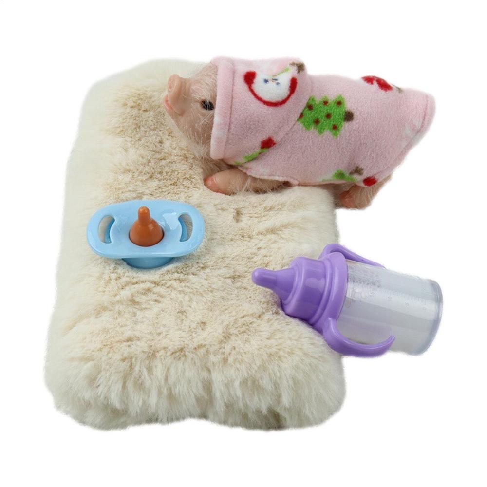 Full Silicone Pig Doll Toy Cute Miniature Silicone Pig Reborn Realistic Pig Companion Toy Interesting Piglet Doll Pinch Toy set
Full Silicone Pig Doll Toy Cute Miniature Silicone Pig Reborn Realistic Pig Companion Toy Interesting Piglet Doll Pinch Toy set
