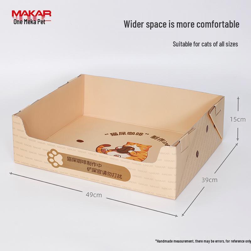 Meika Large Portable Folding Cat Litter Box - Disposable & Thickened Cat Toilet for Travel 1 Pack (Trial)
Meika Large Portable Folding Cat Litter Box - Disposable & Thickened Cat Toilet for Travel 1 Pack (Trial)