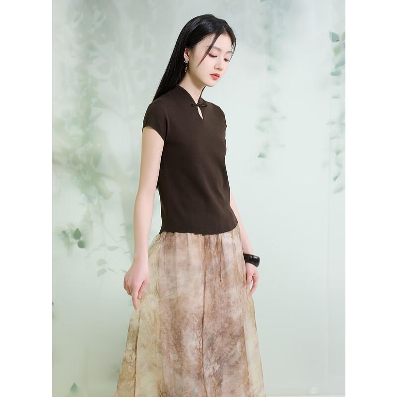 Sancai New Chinese Style Slim Fit Knit Top M
Sancai New Chinese Style Slim Fit Knit Top M