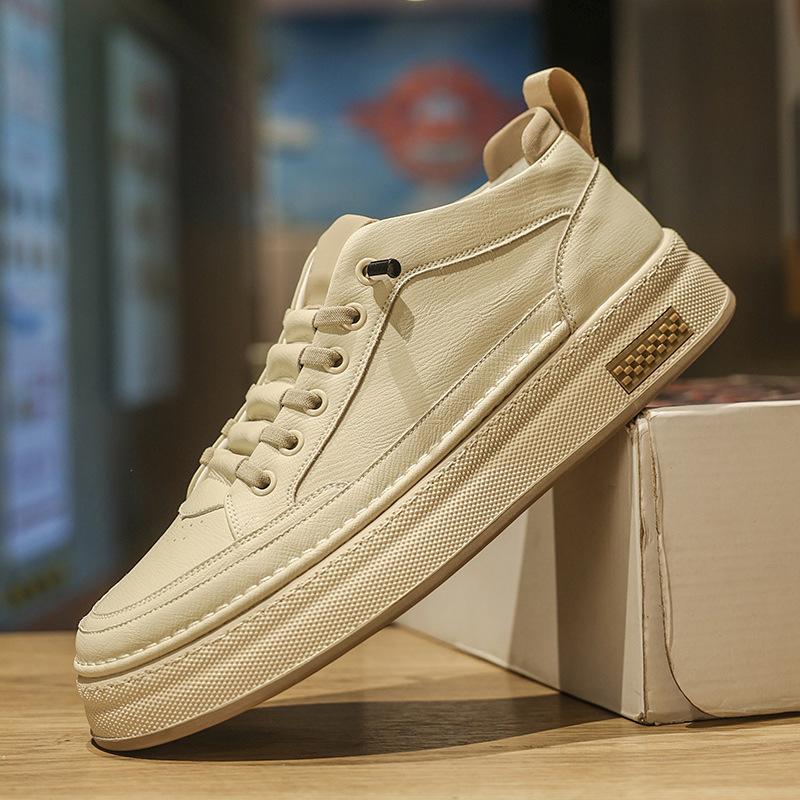 Mid-top men s shoes summer tide brand high-end sense versatile casual mid-top board shoes youth sports heightening small white tide shoes 44 білий
Mid-top men s shoes summer tide brand high-end sense versatile casual mid-top board shoes youth sports heightening small white tide shoes 44 білий