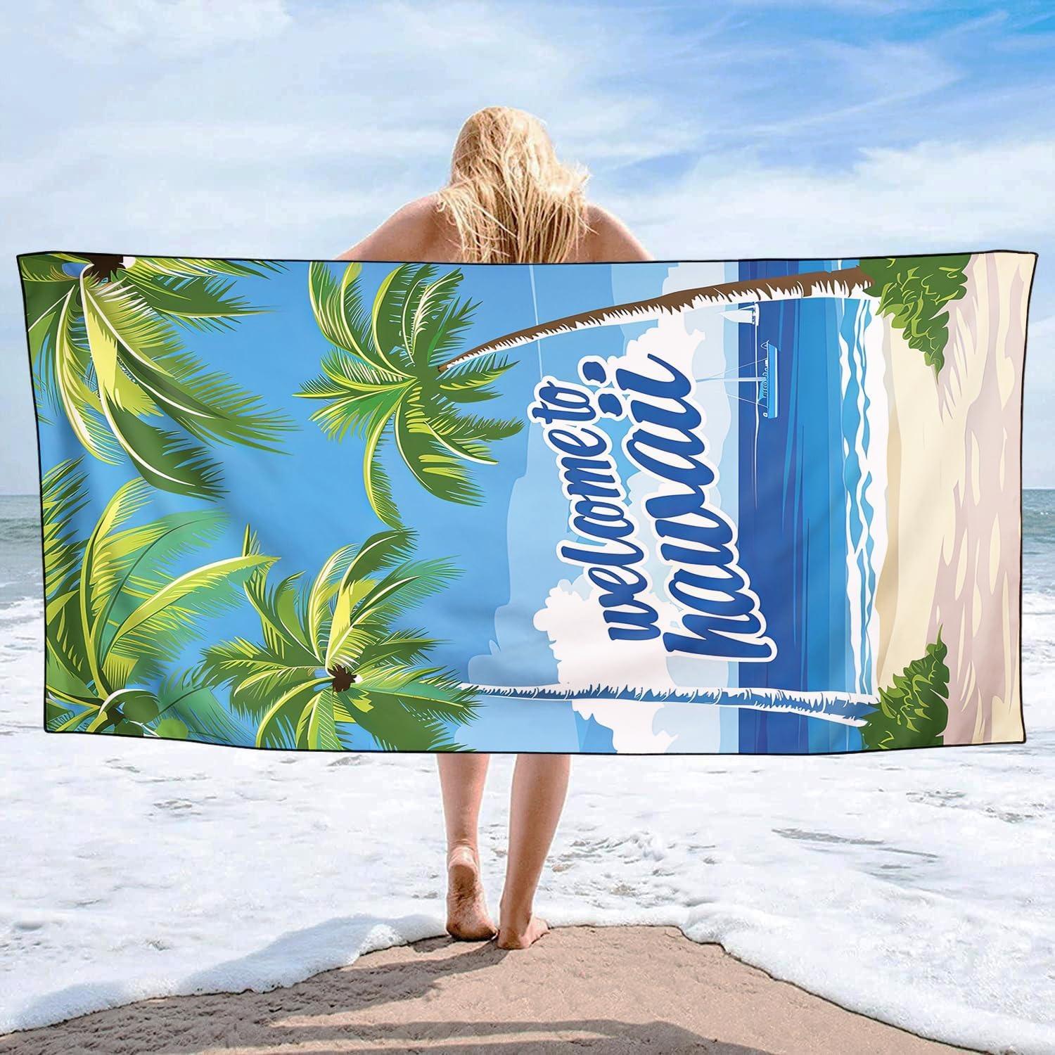 1PC Beach Towel Hawaii style for Family stuffs friend Gifts Quick-Dry Sand free For Bath Yoga Tourism Beach Camping Swimming GYM W40*H60(CM)
1PC Beach Towel Hawaii style for Family stuffs friend Gifts Quick-Dry Sand free For Bath Yoga Tourism Beach Camping Swimming GYM W40*H60(CM)